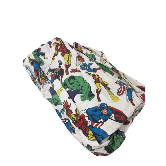 Pottery Barn Marvel Avengers Heroes Reversible TWIN Duvet Cover 100% Cotton - Picture 2 of 4